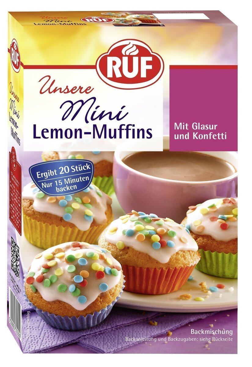 Bild 1 von RUF Backmischung Mini Lemon-Muffins 350 g