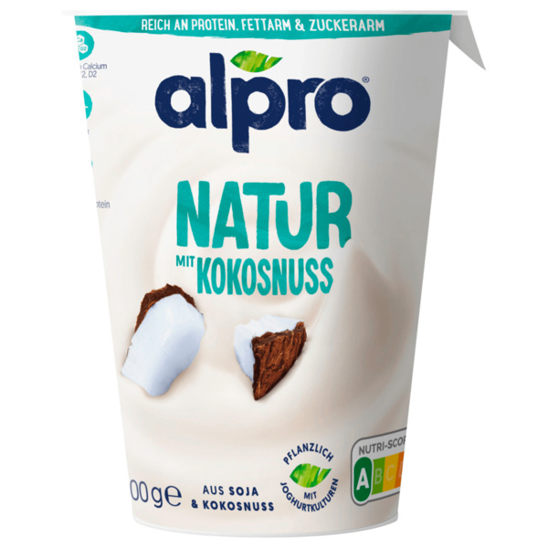 Bild 1 von Alpro Joghurtalternative Soja Natur mit Kokosnuss vegan 400g