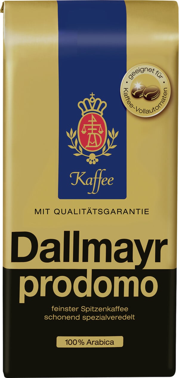 Bild 1 von Dallmayr Kaffee Prodomo ganze Bohnen 500G