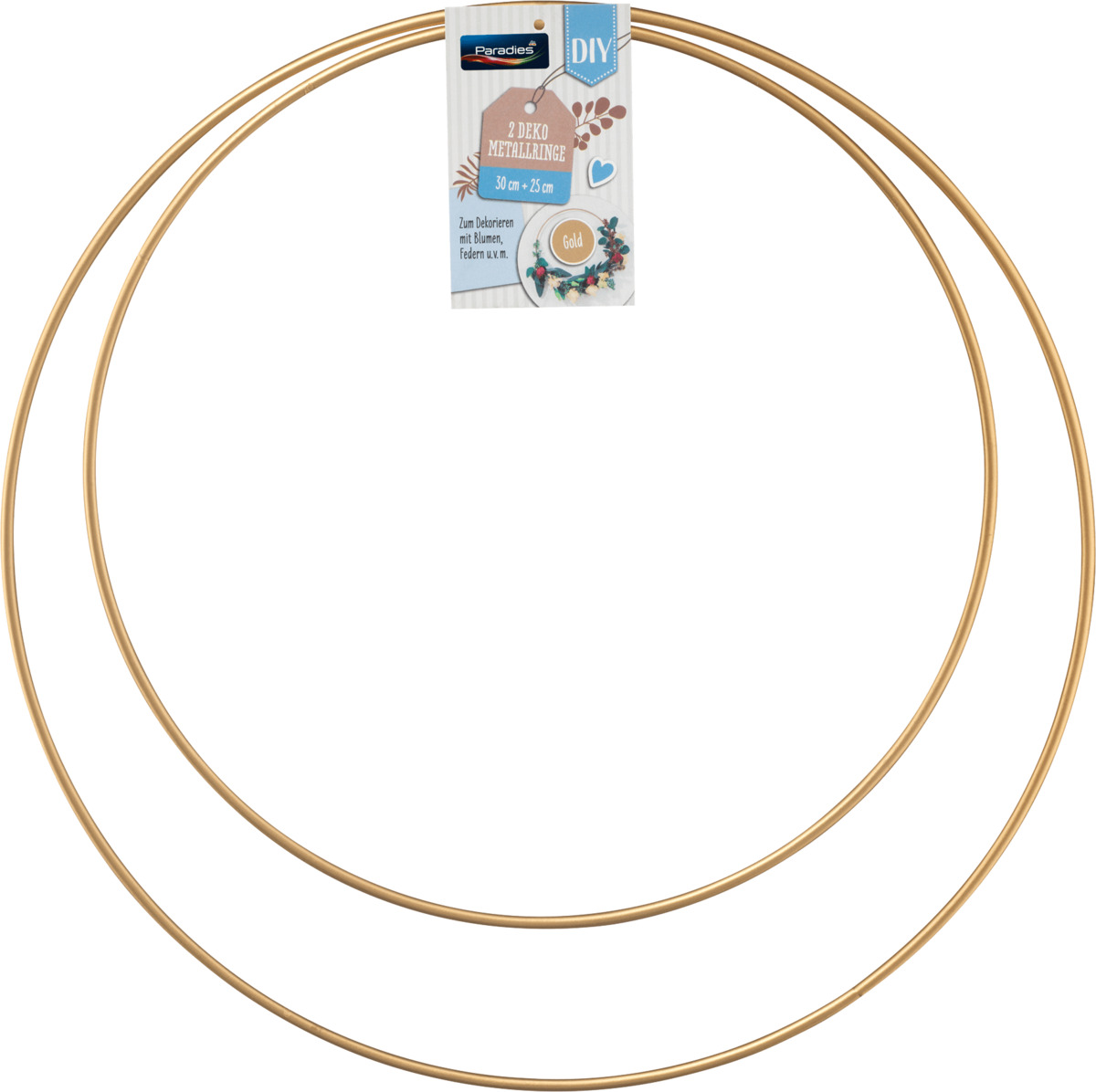 Bild 1 von Paradies Metallring Bundle  gold, 30 cm + 25 cm