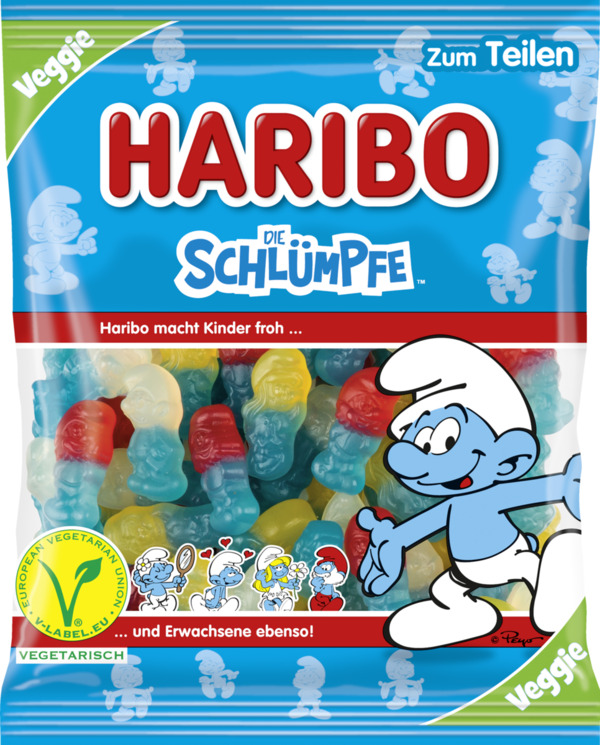 Bild 1 von Haribo Fruchtgummi Schlümpfe, 175 g