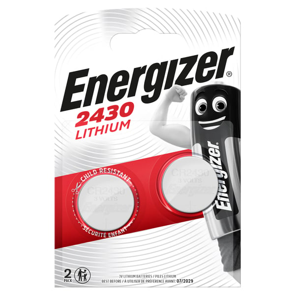 Bild 1 von Energizer Knopfzellen "CR2430" 2 Stück