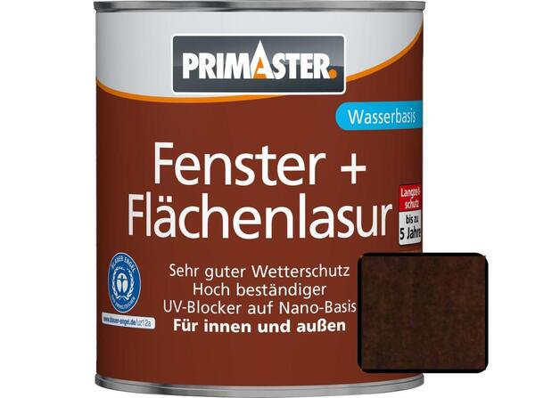 Bild 1 von Primaster Fenster und Flächenlasur 2,5 L nussbaum