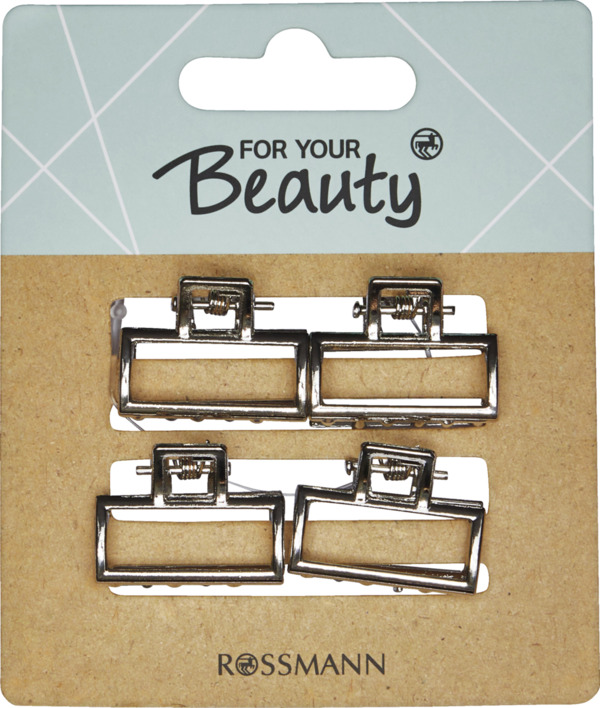 Bild 3 von FOR YOUR Beauty Haarspange Metall Gold Silber