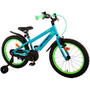 Kinderfahrrad Rocky Fahrrad für Jungen 18 Zoll Kinderrad in Grün