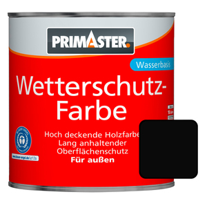 Primaster Wetterschutzfarbe 2,5 L schwarz