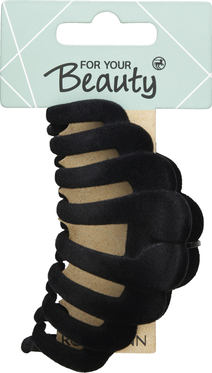 Bild 1 von FOR YOUR Beauty Haarspange Schwarz/Samt