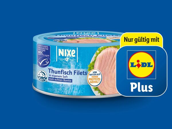 Bild 1 von Nixe MSC Thunfisch Filets in eigenem Saft