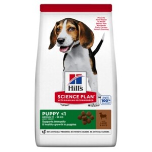 Hill's Science Plan Medium Welpenfutter, mit DHA aus Fischöl Lamm & Reis 2x14 kg