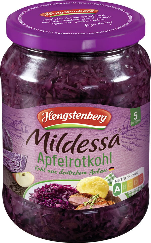 Bild 1 von Hengstenberg Apfelrotkohl traditionell 680G