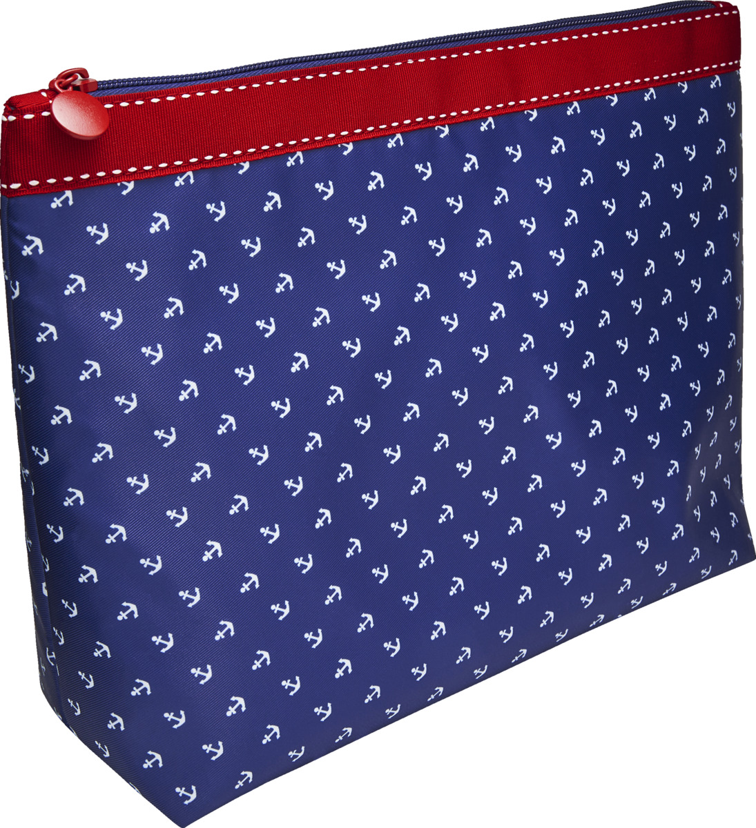 Bild 1 von Travel Collection Kulturtasche dunkelblau/rot mit Ankern