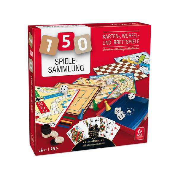 Bild 1 von ASS Altenburger Spielesammlung - 150 Spielvarianten, Karten,- Würfel- und Brettspiele