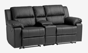 Relaxsofa BATUM 2-Sitzer schwarz