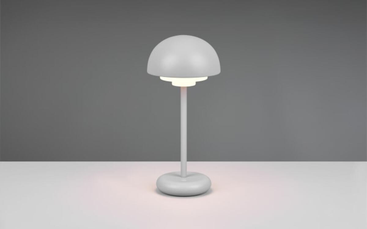 Bild 4 von LED-Akku-Tischleuchte Elliot, lichtgrau, 26 cm