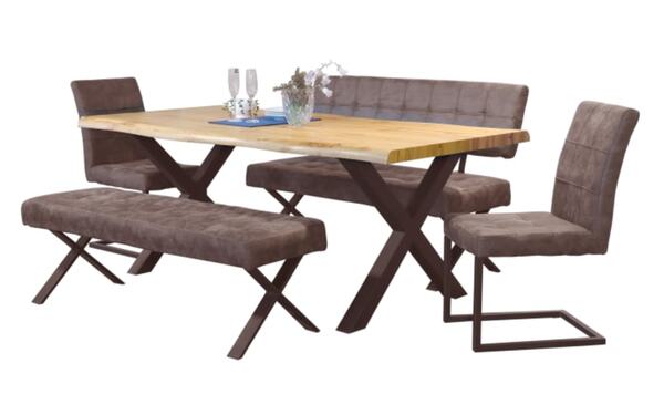 Bild 3 von Sitzbank mit Rückenlehne Donna I B, braun