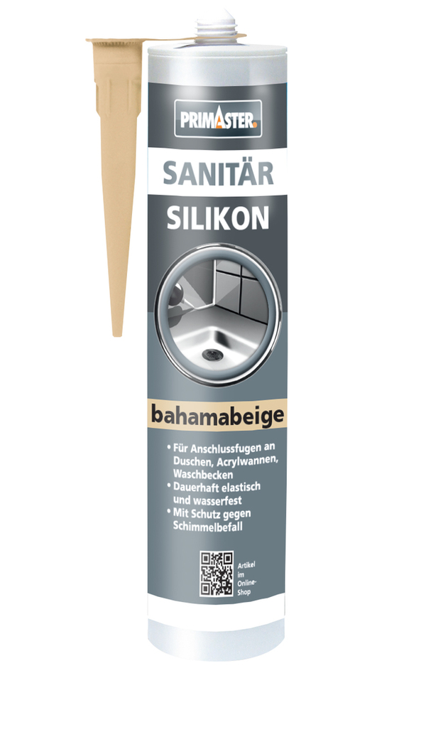 Bild 1 von Primaster Sanitär Silikon bahamabeige 310 ml