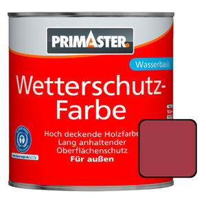 Primaster Wetterschutzfarbe 2,5 L schwedenrot