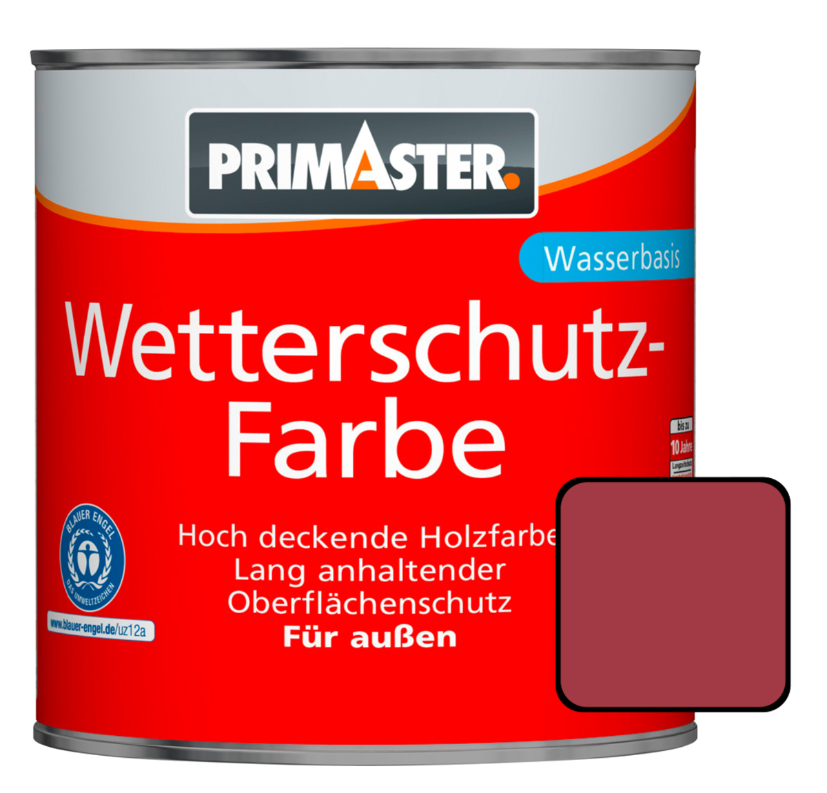 Bild 1 von Primaster Wetterschutzfarbe 2,5 L schwedenrot