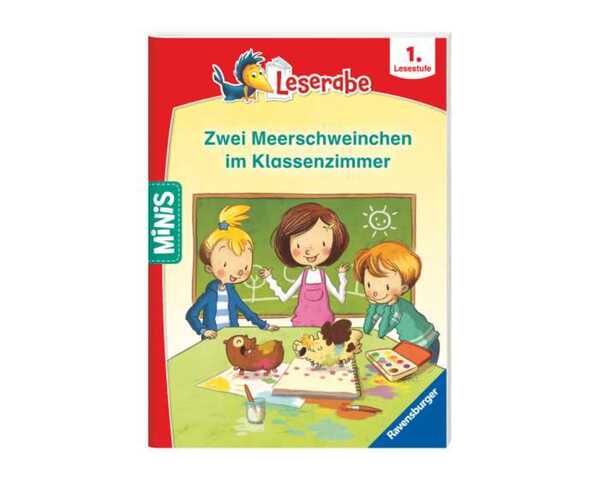 Bild 1 von Ravensburger Minis: Leserabe Schulgeschichten, 1. Lesestufe - Zwei Meerschweinchen im Klassenzimmer