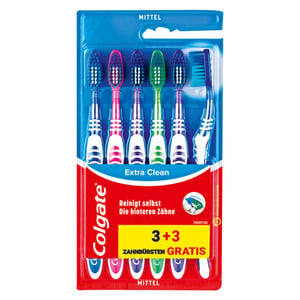 Colgate Vorteilspack Zahnbürsten Extra Clean