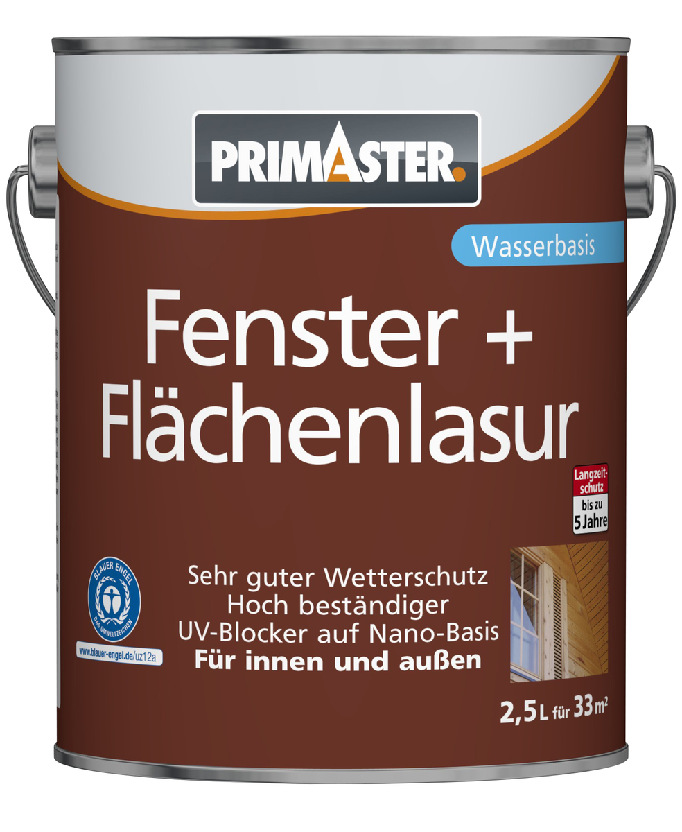 Bild 1 von Primaster Fenster und Flächenlasur 2,5 L farblos