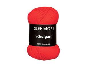 Schulgarn *GlenMore* 50g rot