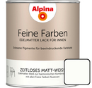 Bild 1 von Alpina Feine Farben Lack Zeitloses Matt-Weiß 750ml edelmatt