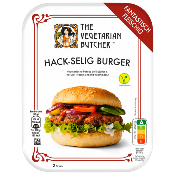 Bild 1 von The Vegetarian Butcher Hack-selig Burger 160g