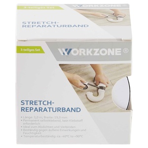 WORKZONE Stretch-Reparaturband, 3er-Packung
