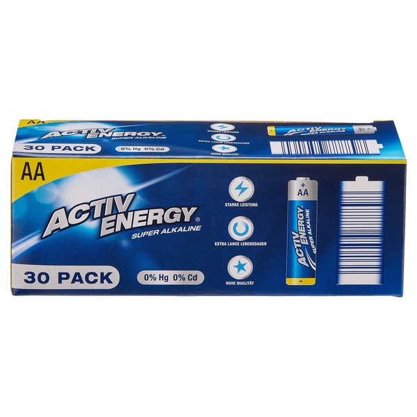 Bild 1 von ACTIV ENERGY Batterien AA/AAA, 30er-Packung