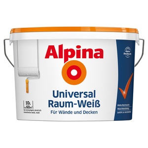 ALPINA Universal-Raum-Weiß 10 l