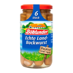 Böklunder
Echte Land-Bockwurst