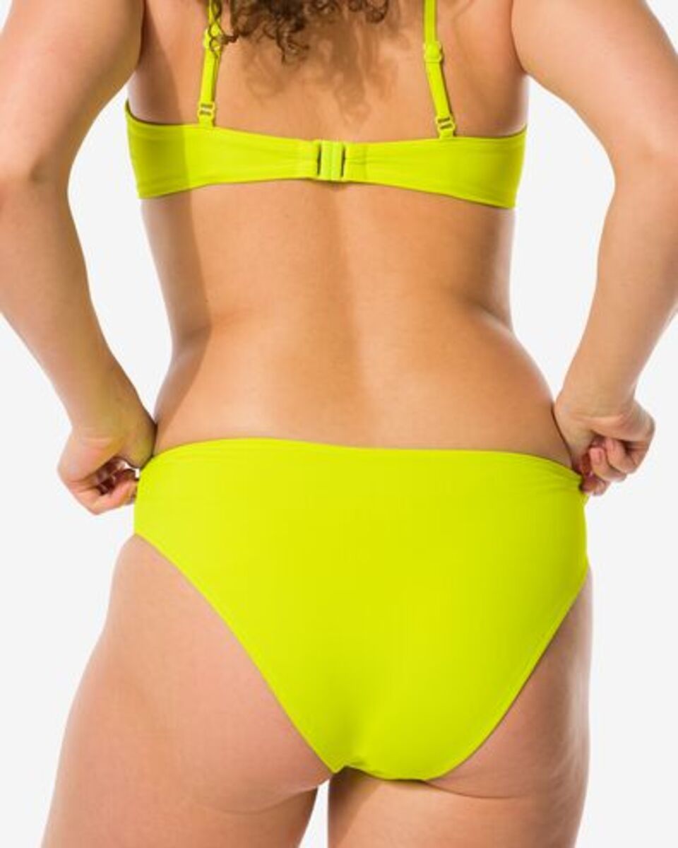 Bild 3 von Damen-Bikinislip, hohe Taille limettengrün