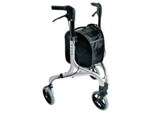 Weinberger 3-Rad Aluminium-Rollator, 1-fach faltbar