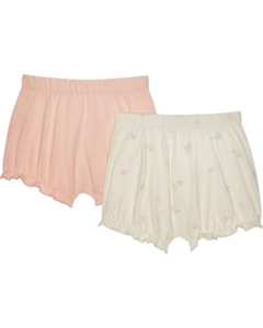 Newborn Shorts Früchte, 2er-Pack, Ergee, rosa