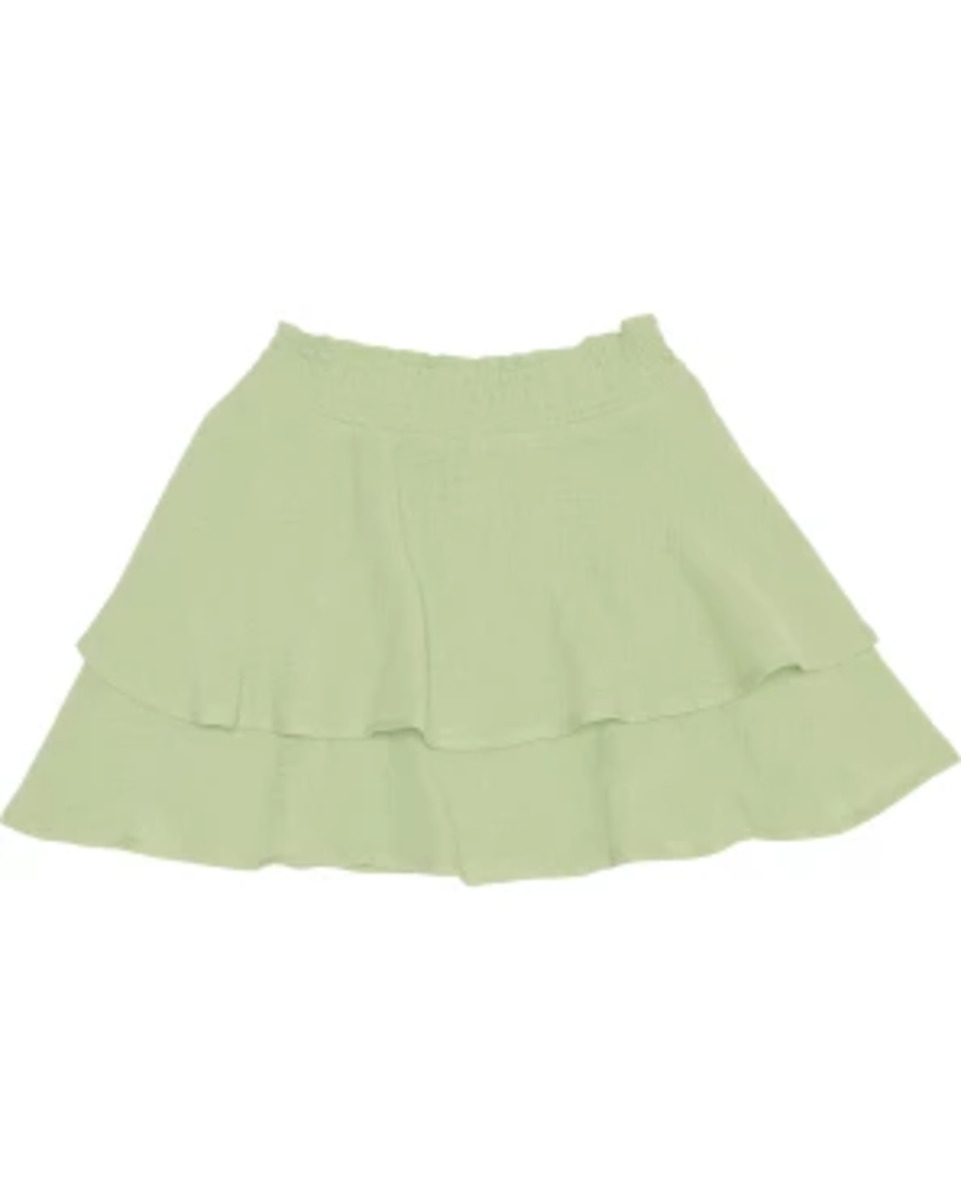 Bild 1 von Zweilagiger Musselin-Rock, elastischer Bund, hellgrün