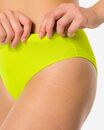 Bild 4 von Damen-Bikinislip, hohe Taille limettengrün