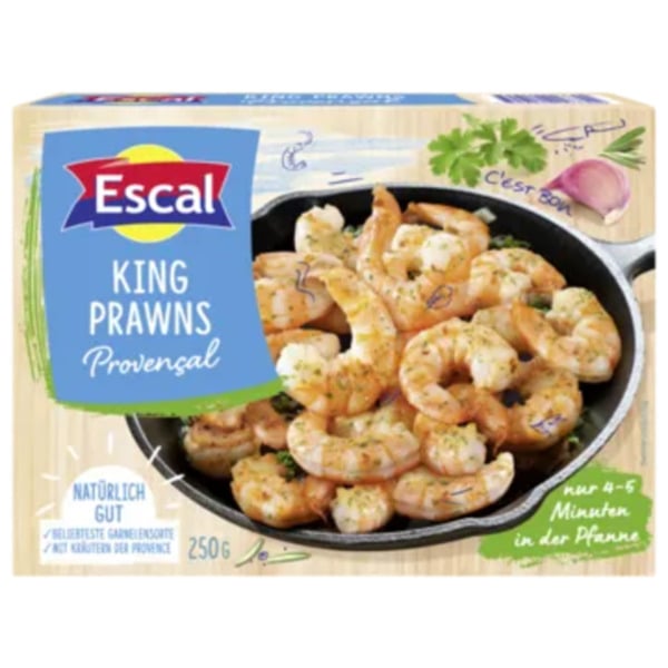 Bild 1 von Escal King Prawns Natur oder Provencal