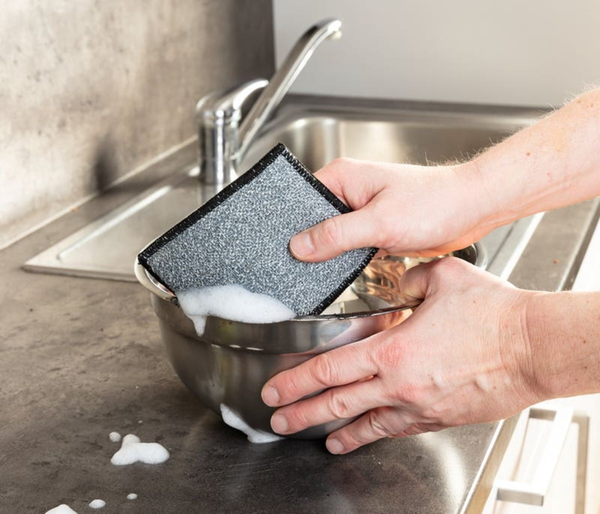 Bild 1 von Glaskeramik-Schwamm, ca. 13x9,5cm, Gray