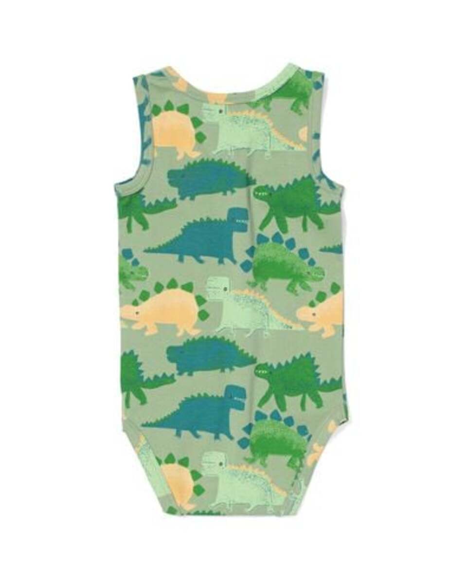 Bild 4 von Body, ärmellos, mit Elasthan, Dinosaurier grün