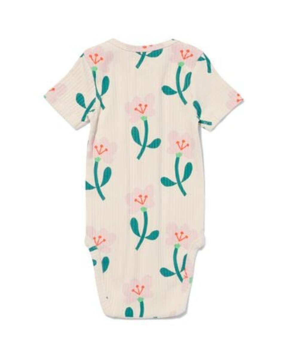 Bild 4 von größenflexibler Baby-Body, gerippt, Bambus/Elasthan eierschalenfarben