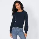 Bild 1 von Damen-Pullover mit Ballon-Ärmeln, Dark-blue