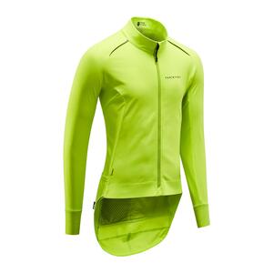 Fahrradjacke langarm Rennrad Winter Herren Racer gelb Gelb|grün