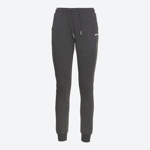 Damen-Jogginghose in Mélange-Optik, Anthracite