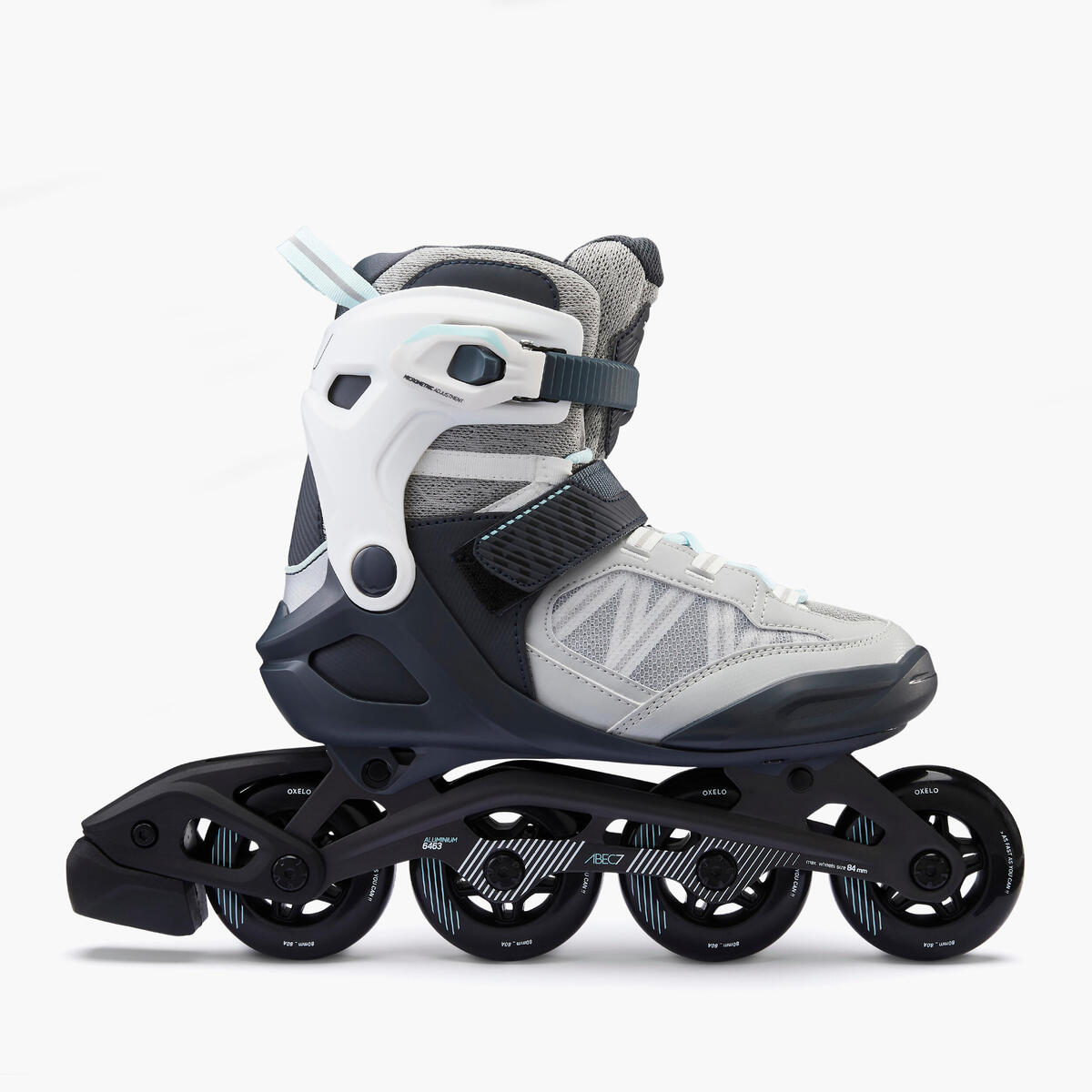 Bild 1 von Inline-Skates Inliner Damen/Herren - FIT500 hellgrau Grau