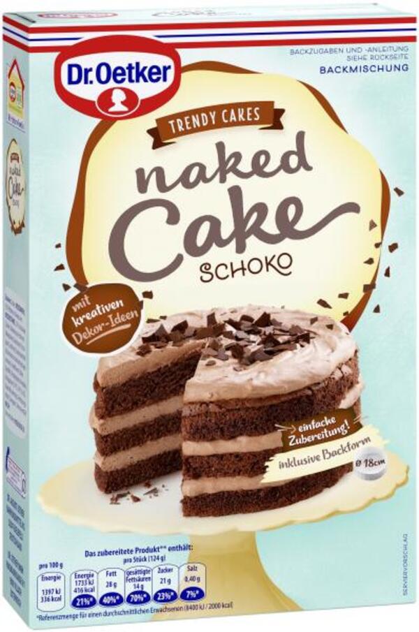 Bild 1 von Dr. Oetker Naked Cake Schoko