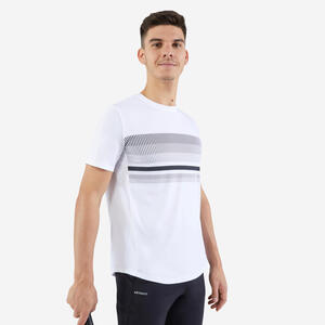 Tennis-T-Shirt TTS100 Herren weiss