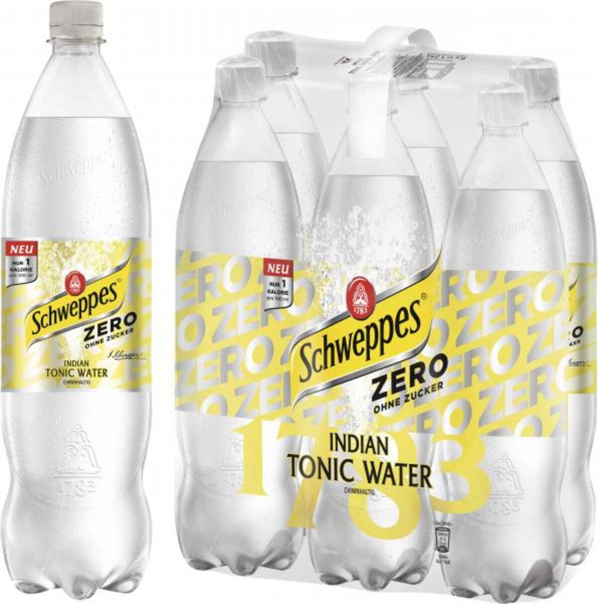 Bild 1 von Schweppes Indian Tonic Water Zero (Einweg)