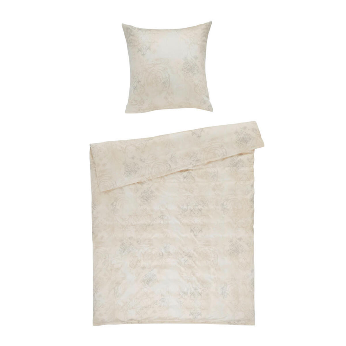 Bild 1 von Estella Bettwäsche Gregorio, Sand, Textil, Ornament, 155x220 cm, Textiles Vertrauen - Oeko-Tex®, atmungsaktiv, bügelleicht, Schlaftextilien, Bettwäsche, Bettwäsche, Jersey-Bettwäsche