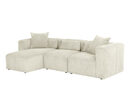 Bild 1 von Ecksofa mit Longchair »Lenata«, creme, links